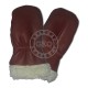 Kids Leather Mittens Various Colors Highly Warmth